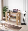 Spacio Study Desk In Canyon Oak Finish