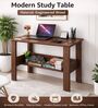 Spacio Study Desk In Columbian walnut Finish