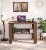 Spacio Study Desk In Columbian walnut Finish