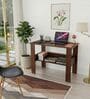 Spacio Study Desk In Columbian walnut Finish