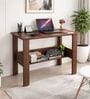 Spacio Study Desk In Columbian walnut Finish