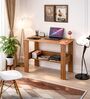 Spacio Study Desk In Noce Lyon Finish