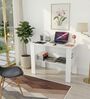 Spacio Study Desk In White Finish
