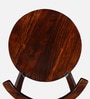 Spalt Sheesham Wood Bar Chair In Provincial Teak Finish