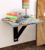 Spanish Tiles Wall Mounted Bedside Table with Digital Print