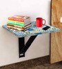 Spanish Tiles Wall Mounted Bedside Table with Digital Print