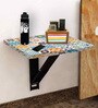 Spanish Tiles Wall Mounted Bedside Table with Digital Print