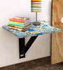 Spanish Tiles Wall Mounted Bedside Table with Digital Print