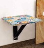 Spanish Tiles Wall Mounted Bedside Table with Digital Print