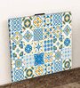 Spanish Tiles Wall Mounted Bedside Table with Digital Print