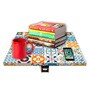 Spanish Tiles Wall Mounted Bedside Table with Digital Print