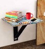 Spanish Tiles Wall Mounted Bedside Table with Digital Print