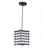 Sparion Brown and Black Wood and Iron Hanging Light  | E27 holder | without Bulb |  Eliante