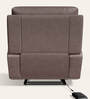 Spark Leather 1 Seater Motorized Recliner In Granite Colour