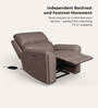 Spark Leather 1 Seater Motorized Recliner In Granite Colour