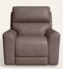 Spark Leather 1 Seater Motorized Recliner In Granite Colour