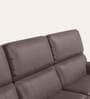 Spark Leather 3 Seater Motorized Recliner In Granite Colour