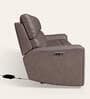 Spark Leather 3 Seater Motorized Recliner In Granite Colour