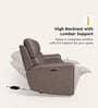 Spark Leather 3 Seater Motorized Recliner In Granite Colour