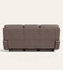 Spark Leather 3 Seater Motorized Recliner In Granite Colour