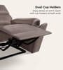 Spark Leather 3 Seater Motorized Recliner In Granite Colour