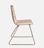 Spark Metal Cafe Chair in Gold Colour