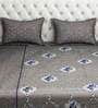 Sparkle 100% Cotton 144TC Double Bedsheet With 2 Pillow Covers