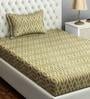 Sparkle 100% Cotton 144TC Single Bedsheet with 1 Pillow Cover