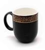 Sparkle 200 ml Black Porcelain Tea Cup (Set of 2)