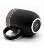 Sparkle 200 ml Black Porcelain Tea Cup (Set of 6)