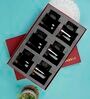 Sparkle 200 ml Black Porcelain Tea Cup (Set of 6)