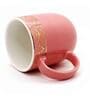 Sparkle 200 ml Pink Porcelain Tea Cup (Set of 6)