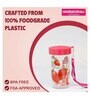 Varmora Sparkle Buddy Smart Shaker Unbreakable Polycarbonate 350 ml Shaker (Pack of 1) (Pink)