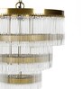 Sparkling Transparent Metal Hanging Light