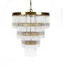 Sparkling Transparent Metal Hanging Light