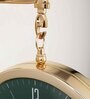 Green Plastic Double Sided Platform Clock