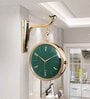 Green Plastic Double Sided Platform Clock