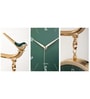 Green Plastic Double Sided Platform Clock