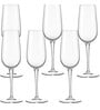 Set of 6 Spazio Stemware Flute Glasses 22 CL