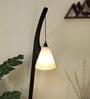 Species Wooden Floor Lamp with Jute Shade & Brown Base