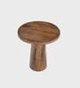 Spectra Side Table In Brown Finish