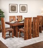Speyer Sheesham Wood 6 Seater Dining Set In  Honey Oak  Finish