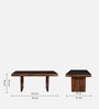 Speyer Sheesham Wood 6 Seater Dining Set In Provinical Teak Finish