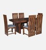 Speyer Sheesham Wood 6 Seater Dining Set In Provinical Teak Finish
