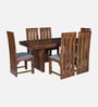Speyer Sheesham Wood 6 Seater Dining Set In Provinical Teak Finish