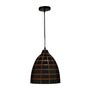 Spherical Lamp Black & Gold Metal Hanging Light