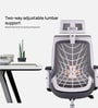 Spider Breathable Mesh Ergonomic Chair with Adjustable Lumbar Support & Handle in White Colour