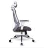 Spider Breathable Mesh Ergonomic Chair with Adjustable Lumbar Support & Handle in White Colour