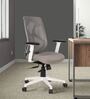 Spider Mid Back Ergonomic Chair In Grey Colour