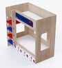 Spiderman Bunk Bed in Oak Finish with Drawer Storage
